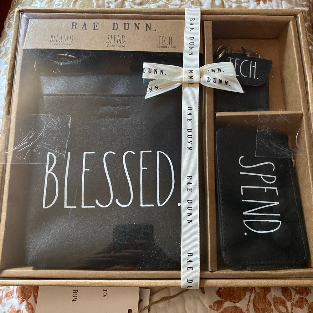 Rae&Dun satchel, wallet and airpod case bundle.